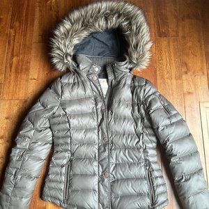 ESPRIT Olive Green Women's Puffer
